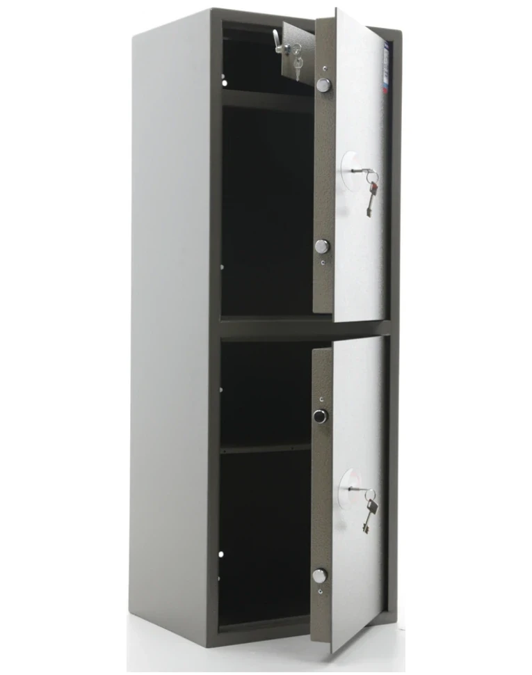 Офисный сейф Aiko TM-120T/2, с приоткрытой дверцей