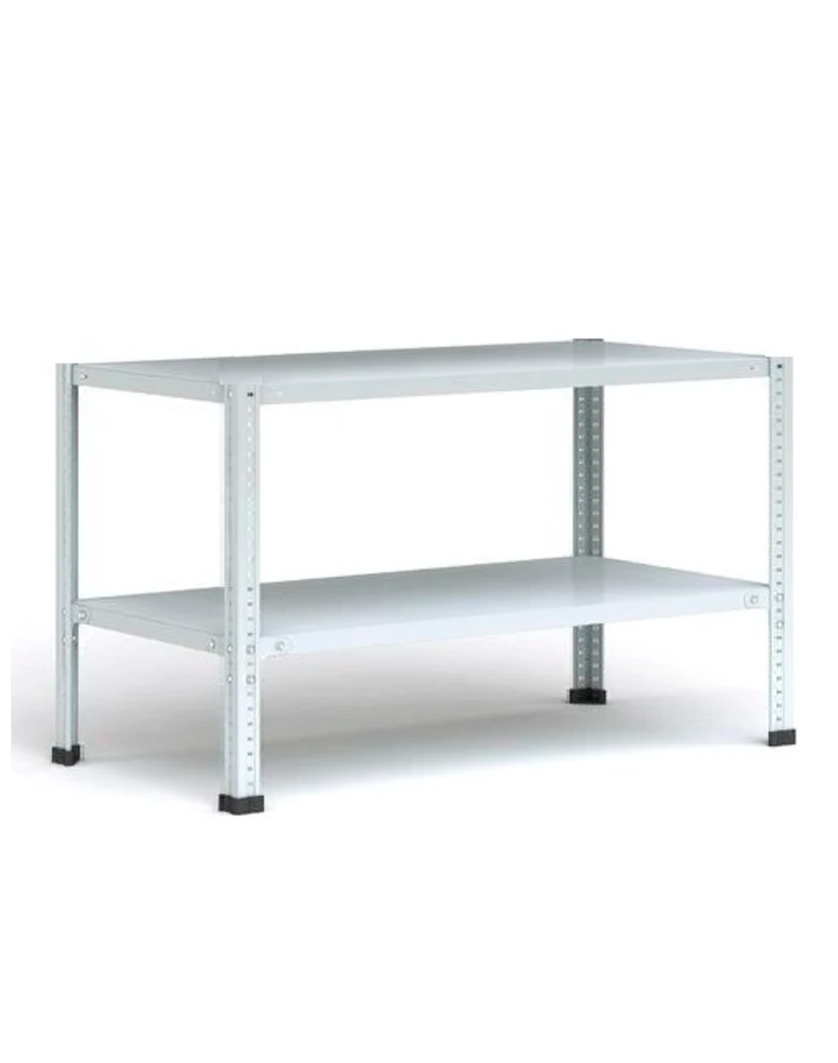 Стеллаж металлический Титан МС-500 1000х1500х300 2 полки купить в Великом Новгороде Стеллаж металлический Титан МС-500 1000х1500х300 2 полки купить в Великом Новгороде