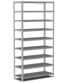 Стеллаж металлический Титан МС-500 2000х1000х400 9 полок