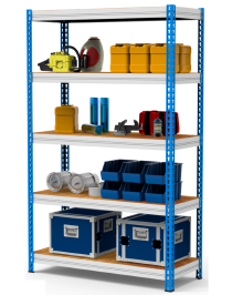 Стеллаж металлический МКФ 2500х1820х500 5 полок Стеллаж металлический МКФ 2500х1820х500 5 полок