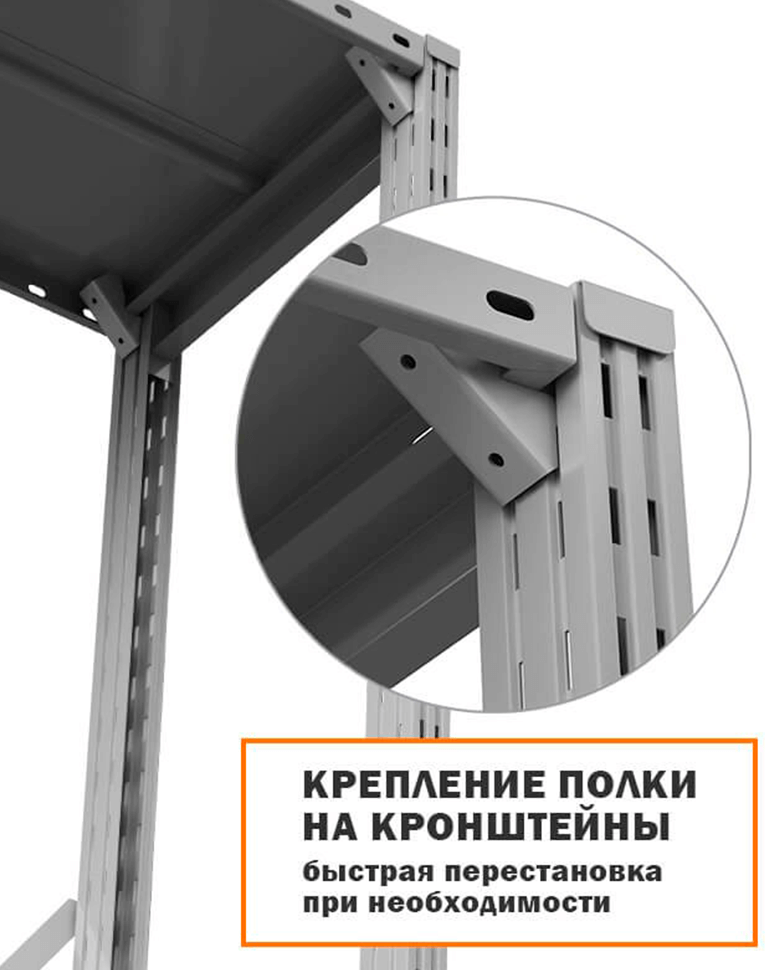 Стеллаж ТСУ 2500x1200x300 3 полки (150 кг, металл) купить в Великом Новгороде Стеллаж ТСУ 2500x1200x300 3 полки (150 кг, металл) купить в Великом Новгороде