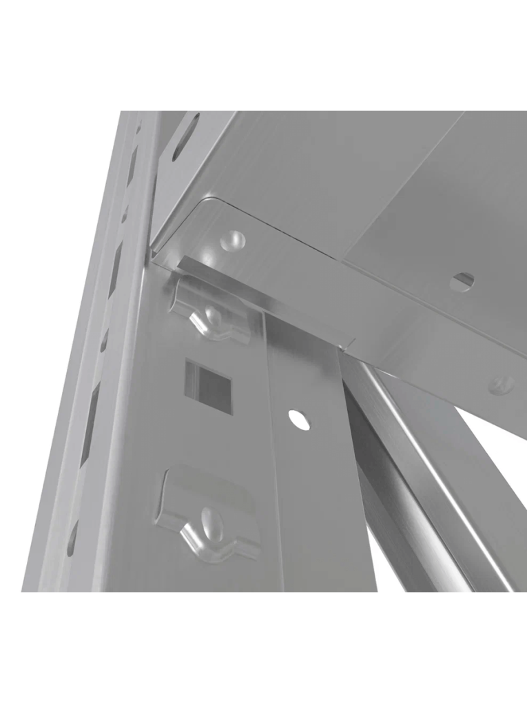 Стеллаж MS U 2000x700x400 8 полок (200 кг, перф) купить в Великом Новгороде Стеллаж MS U 2000x700x400 8 полок (200 кг, перф) купить в Великом Новгороде