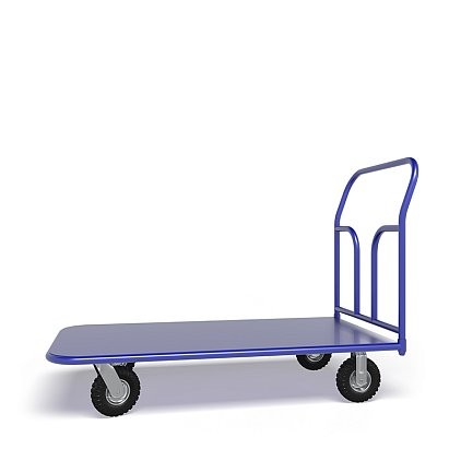 Платформенная тележка ТП 4 (г/п 300 кг, 1200x600 мм, колеса пневматические 270 мм) купить в Великом Новгороде Платформенная тележка ТП 4 (г/п 300 кг, 1200x600 мм, колеса пневматические 270 мм) купить в Великом Новгороде