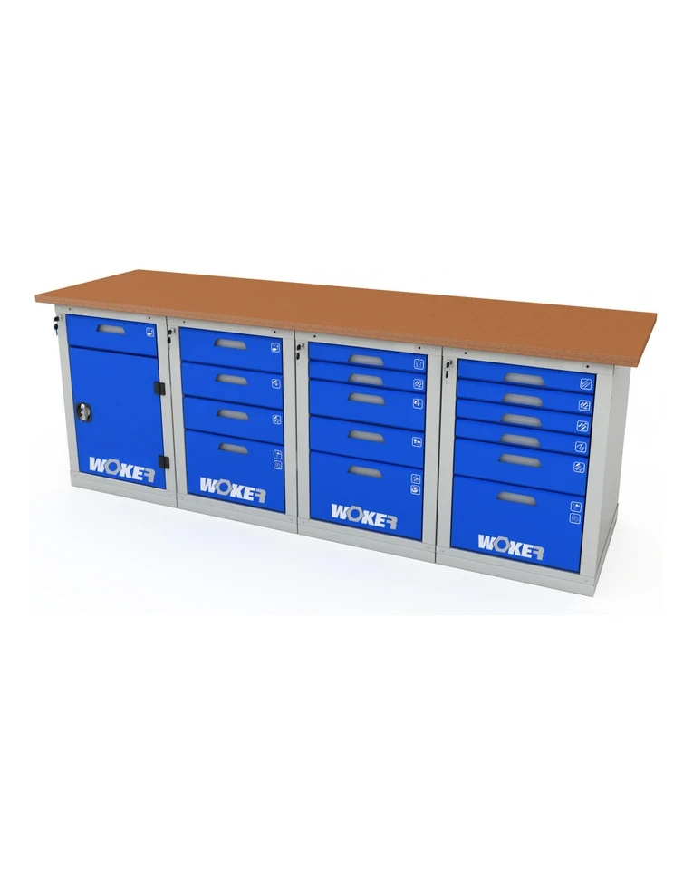 Верстак четырехтумбовый WOKER PRO 42456.2400 купить в Великом Новгороде