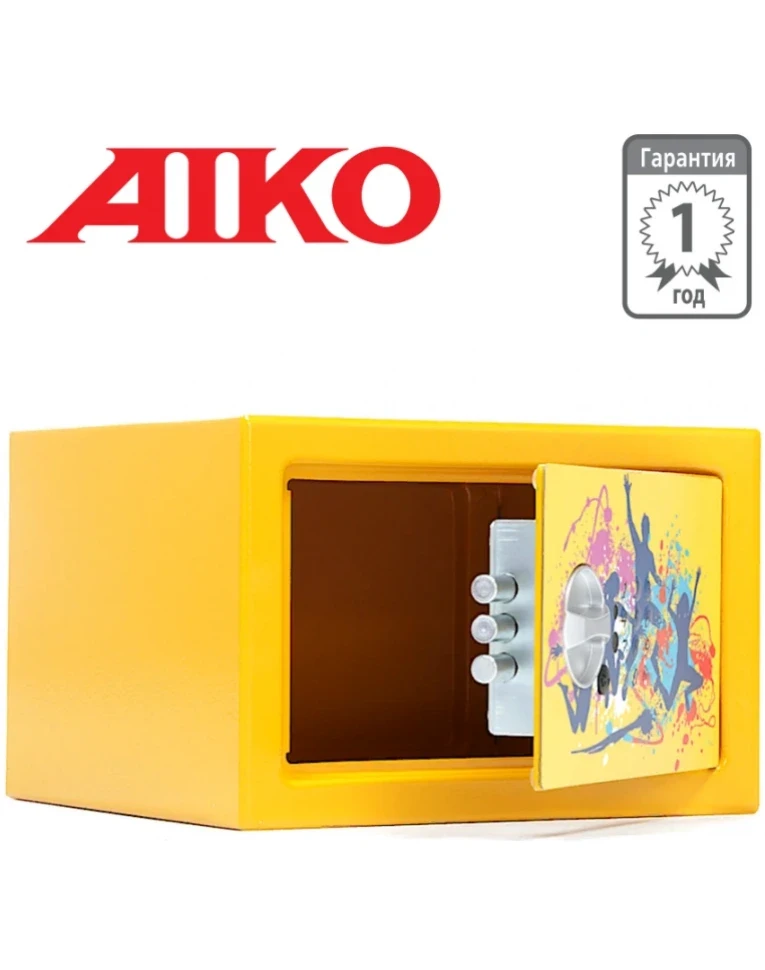 Детский металлический сейф Aiko T-170 EL Dance, дополнительный вид Детский металлический сейф Aiko T-170 EL Dance, дополнительный вид