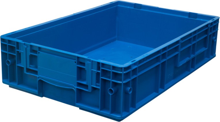 Ящик 594х396х147,5 6147 RL-KLT Голубой купить в Великом Новгороде