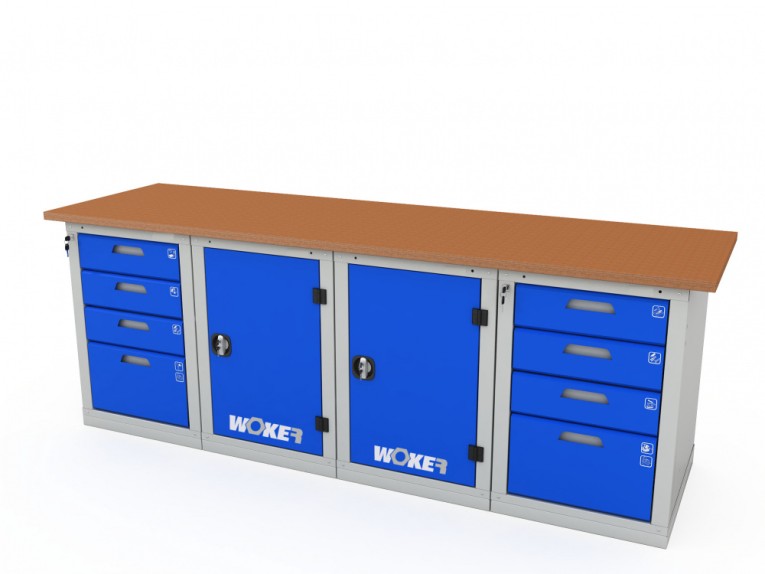 Верстак четырехтумбовый WOKER PRO 44114.2400 купить в Великом Новгороде