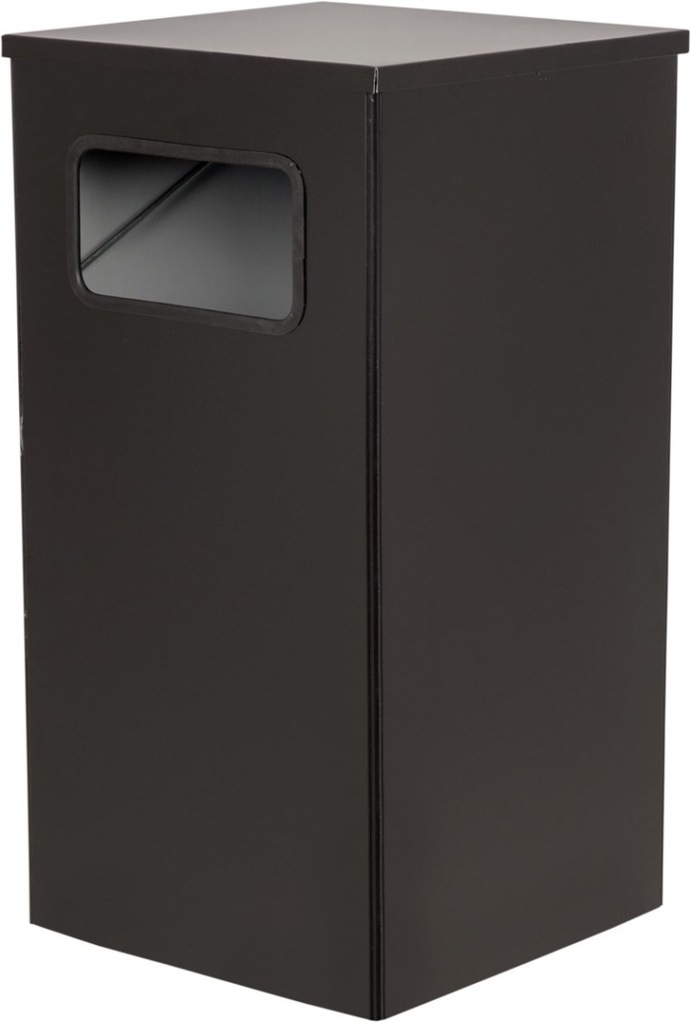 Урна 80 литров Квадро-19 черный купить в Великом Новгороде