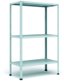 Стеллаж металлический Титан МС-500 1200х1500х300 3 полки Стеллаж металлический Титан МС-500 1200х1500х300 3 полки
