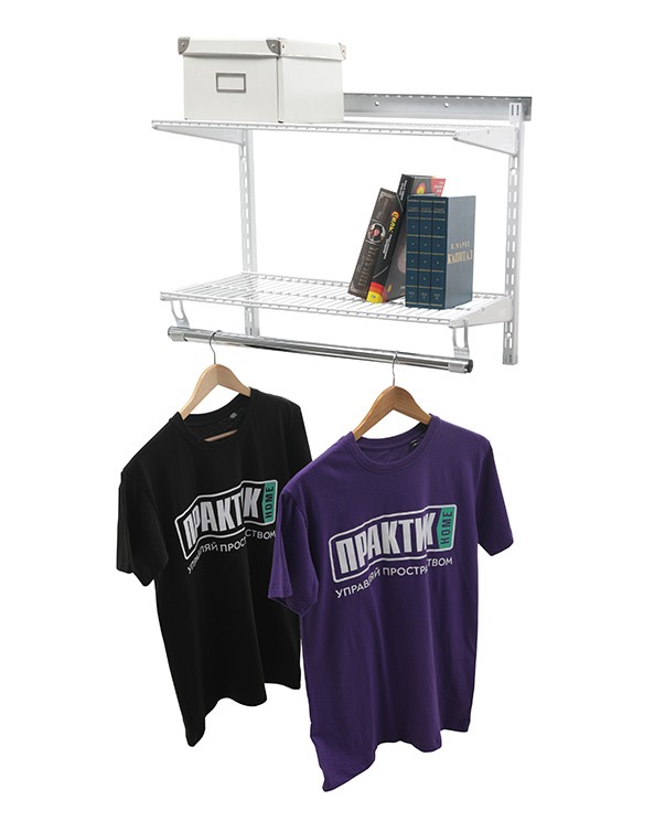 Гардеробная система Практик Home Basic G60S белая купить в Великом Новгороде Гардеробная система Практик Home Basic G60S белая купить в Великом Новгороде