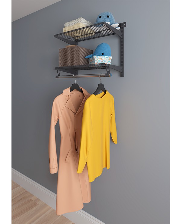 Гардеробная система Практик Home Basic G60S графит купить в Великом Новгороде Гардеробная система Практик Home Basic G60S графит купить в Великом Новгороде