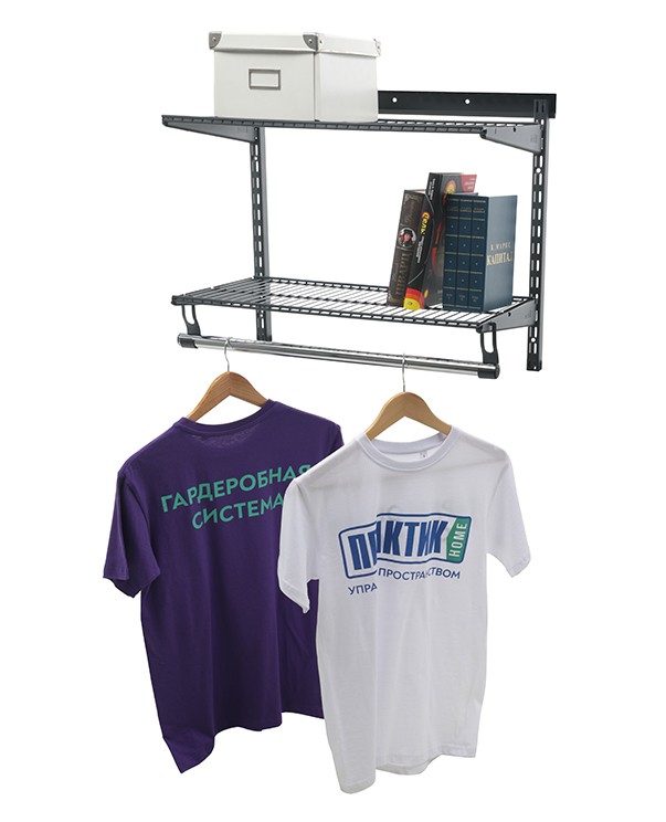 Гардеробная система Практик Home Basic G60S графит купить в Великом Новгороде Гардеробная система Практик Home Basic G60S графит купить в Великом Новгороде