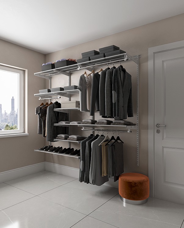 Гардеробная система Практик Home Max G210 белая купить в Великом Новгороде