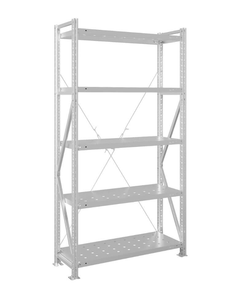 Стеллаж MS U 2000x1500x600 5 полок (150 кг, перф) купить в Великом Новгороде
