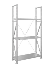 Стеллаж MS U 3000x1500x500 3 полки (150 кг, металл) Стеллаж MS U 3000x1500x500 3 полки (150 кг, металл)