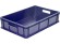 Ящик 600х400х140 мм сплошной с ручками синий купить в Великом Новгороде Ящик 600х400х140 мм сплошной с ручками синий купить в Великом Новгороде