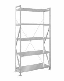Стеллаж MS U 2500x700x1000 5 полок (350 кг, металл) Стеллаж MS U 2500x700x1000 5 полок (350 кг, металл)