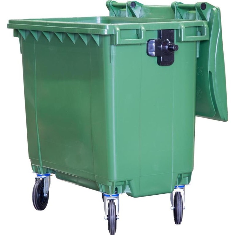 Мусорный контейнер 770л. зелёный купить в Великом Новгороде