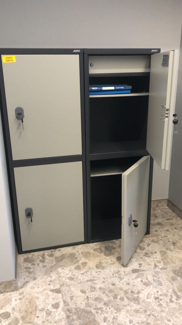 Бухгалтерский шкаф AIKO SL-125/2Т фото