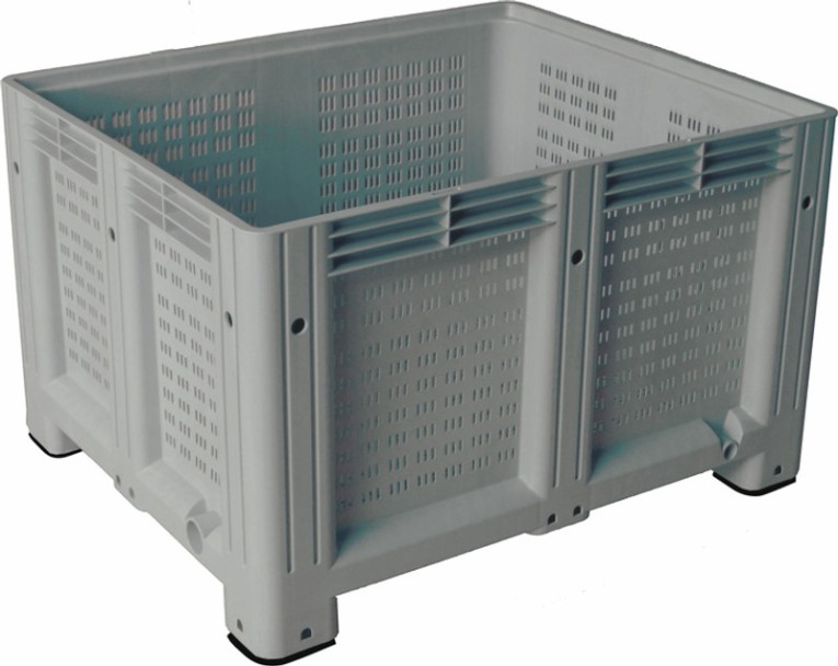 Big Box 1200x1000x580 мм перфорированный на ножках серый купить в Великом Новгороде