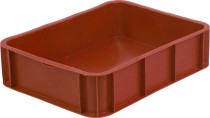 Ящик 430х330х110 без крышки, под пирожные красный Ящик 430х330х110 без крышки, под пирожные красный