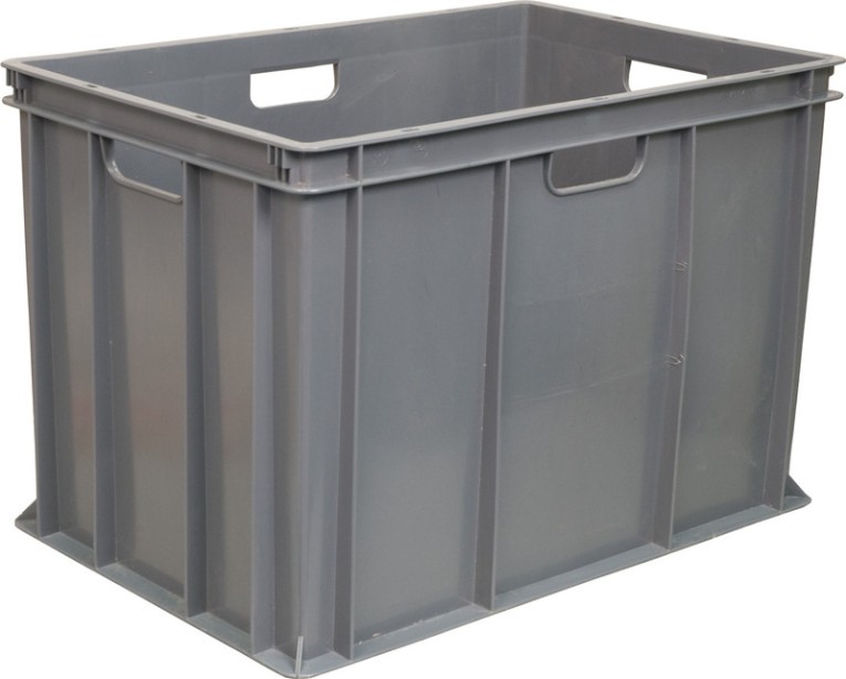 Ящик 600х400х410 сплошной серый купить в Великом Новгороде