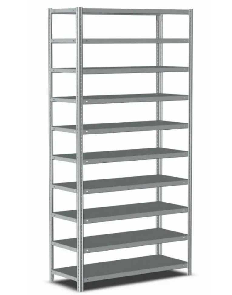 Стеллаж металлический Титан МС-500 1800х1500х300 10 полок купить в Великом Новгороде Стеллаж металлический Титан МС-500 1800х1500х300 10 полок купить в Великом Новгороде