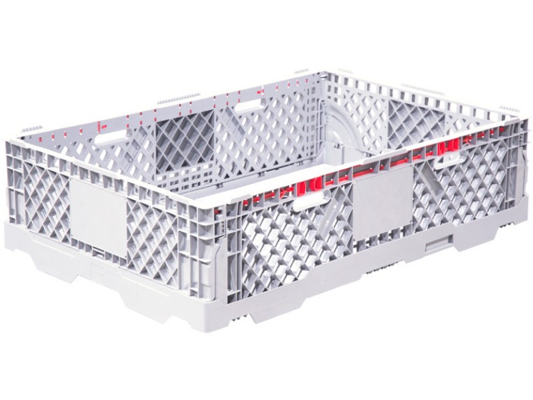 Паллетная рама штабелируемая 1200х800х300 серая c бортиками купить в Великом Новгороде Паллетная рама штабелируемая 1200х800х300 серая c бортиками купить в Великом Новгороде