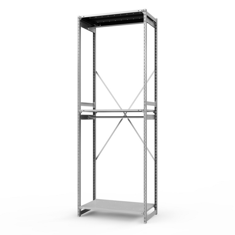 Стеллаж металлический ТСУ Универсал, 3000х1060х500 мм.Штанги: 2шт. Полки: металл перф. 3 шт. купить в Великом Новгороде