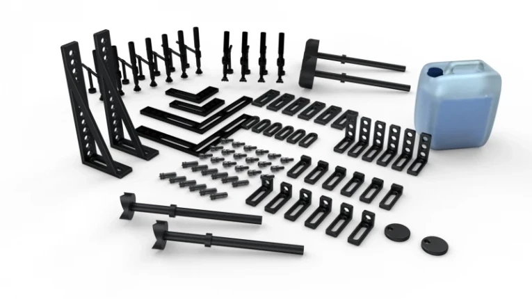 Набор оснастки для сварочного стола №3: Стандартный (84 предмета) купить в Великом Новгороде