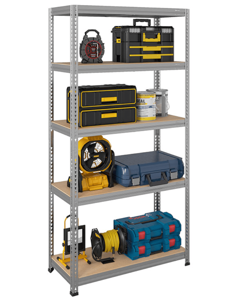 Стеллаж быстросборный ЛОФТ (SBL) 1800x900x450 5 полок (цинк) купить в Великом Новгороде Стеллаж быстросборный ЛОФТ (SBL) 1800x900x450 5 полок (цинк) купить в Великом Новгороде