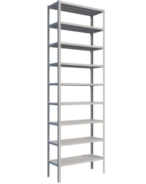 Стеллаж MS Strong 2350х1200х600 9 полок Стеллаж MS Strong 2350х1200х600 9 полок