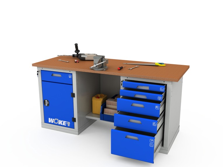 Верстак двухтумбовый WOKER PRO 2205.1800 купить в Великом Новгороде Верстак двухтумбовый WOKER PRO 2205.1800 купить в Великом Новгороде