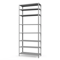 Стеллаж ТС Лайт с перф. полками 2000х1200х600 8 полок