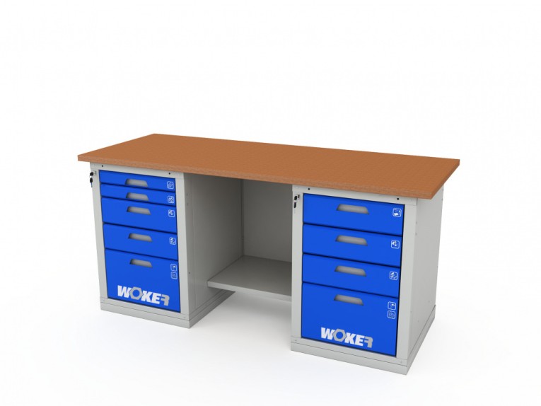 Верстак двухтумбовый WOKER PRO 2504.1800 купить в Великом Новгороде Верстак двухтумбовый WOKER PRO 2504.1800 купить в Великом Новгороде
