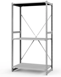 Стеллаж ТСУ 1800x1500x600 3 полки (150 кг, перф)