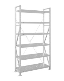 Стеллаж MS U 2500x1500x400 6 полок (150 кг, перф)