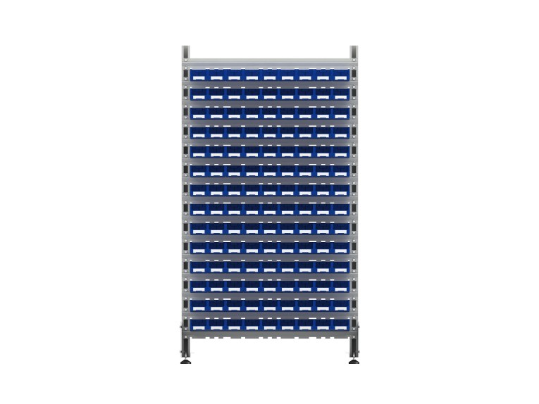 Стеллаж для пластиковых лотков SORTEX двухсторонний 1800x1000x800.01 купить в Великом Новгороде Стеллаж для пластиковых лотков SORTEX двухсторонний 1800x1000x800.01 купить в Великом Новгороде