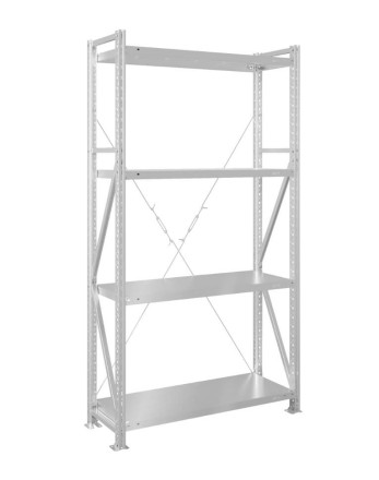 Стеллаж MS U 2000x1000x400 4 полки (200 кг, металл)
