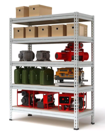 Стеллаж металлический МС-Т 3000х1820х500 5 полок Стеллаж металлический МС-Т 3000х1820х500 5 полок