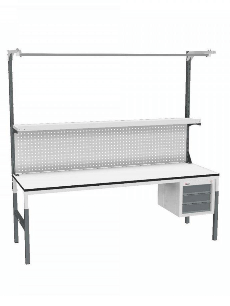 Стол монтажный ДиКом СР-М-200/90-03 ESD Пластик купить в Великом Новгороде Стол монтажный ДиКом СР-М-200/90-03 ESD Пластик купить в Великом Новгороде