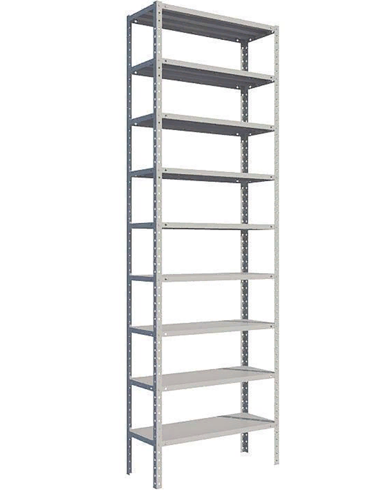 Стеллаж MS Standart 1850х1000х400 9 полок купить в Великом Новгороде