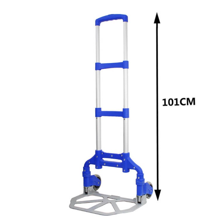 Тележка грузовая двухколесная складная PT-70 г/п 70 кг, колеса полиуретан 100 мм купить в Великом Новгороде