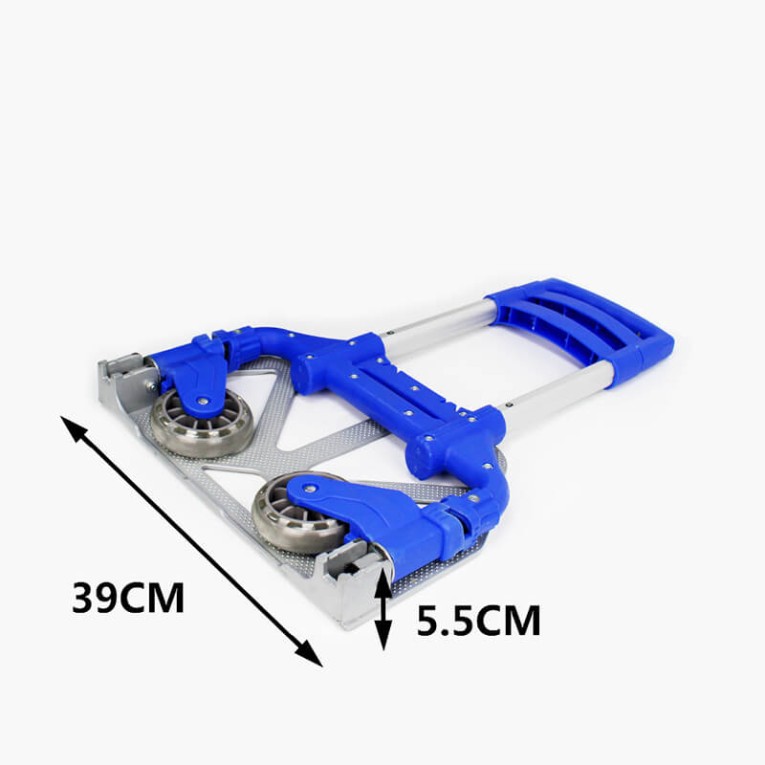 Тележка грузовая двухколесная складная PT-70 г/п 70 кг, колеса полиуретан 100 мм купить в Великом Новгороде