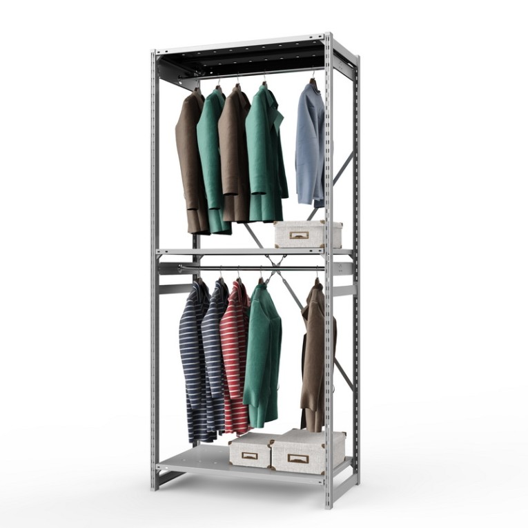 Стеллаж металлический ТСУ Универсал, 2500х1060х500 мм.Штанги: 2шт. Полки: металл перф. 3 шт. купить в Великом Новгороде