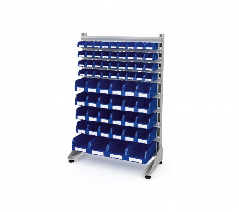 Стеллаж для пластиковых лотков SORTEX односторонний 1500x1000x450.05 купить в Великом Новгороде Стеллаж для пластиковых лотков SORTEX односторонний 1500x1000x450.05 купить в Великом Новгороде