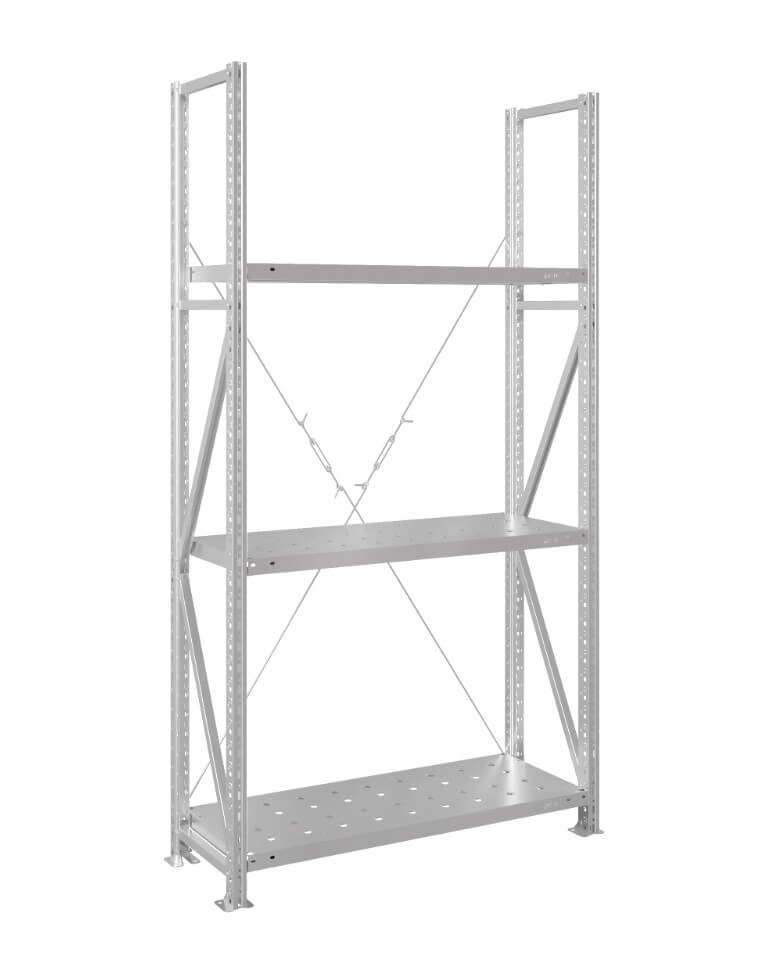 Стеллаж MS U 3000x1500x800 3 полки (300 кг, перф) купить в Великом Новгороде