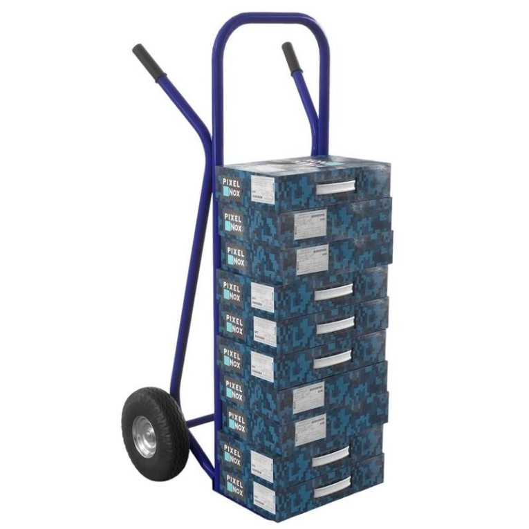 Тележка грузовая двухколесная НТТ 1839, г/п 250 кг, колеса литые 250 мм купить в Великом Новгороде