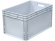 Ящик 600х400х320 сплошной, усиленное дно, цв. серый купить в Великом Новгороде