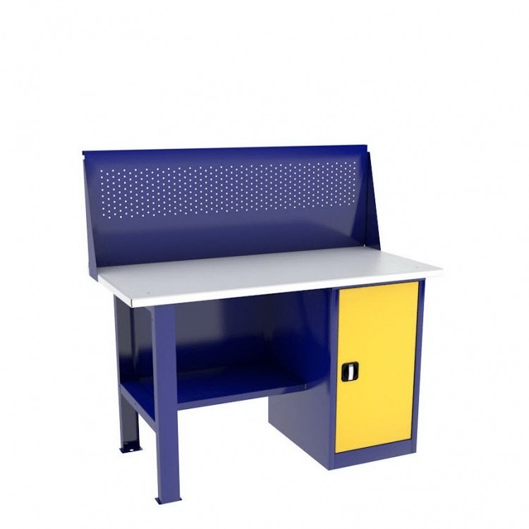 Однотумбовый слесарный верстак ВП-2/1,4 с экраном купить в Великом Новгороде Однотумбовый слесарный верстак ВП-2/1,4 с экраном купить в Великом Новгороде